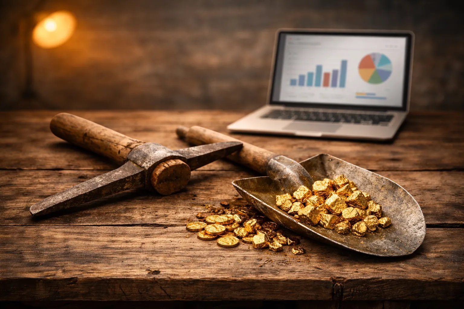 piège du business de la pelle et de la pioche